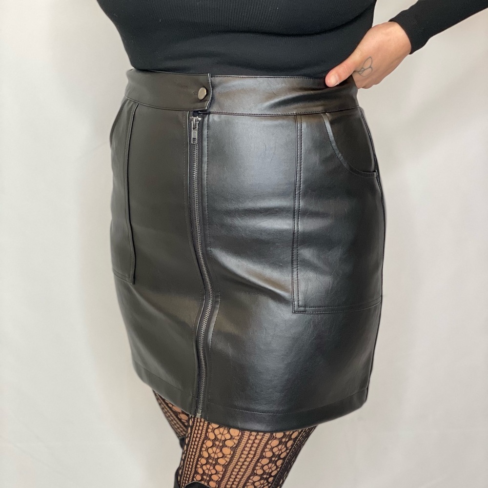 Libby Leather Skirt